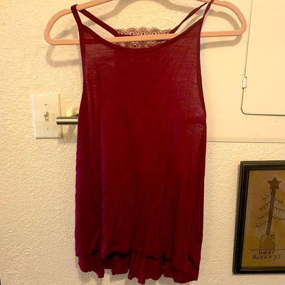 Beautiful American Eagle Outfitters 🦅 lace tank top. So soft cooling material. - Picture 1 of 6